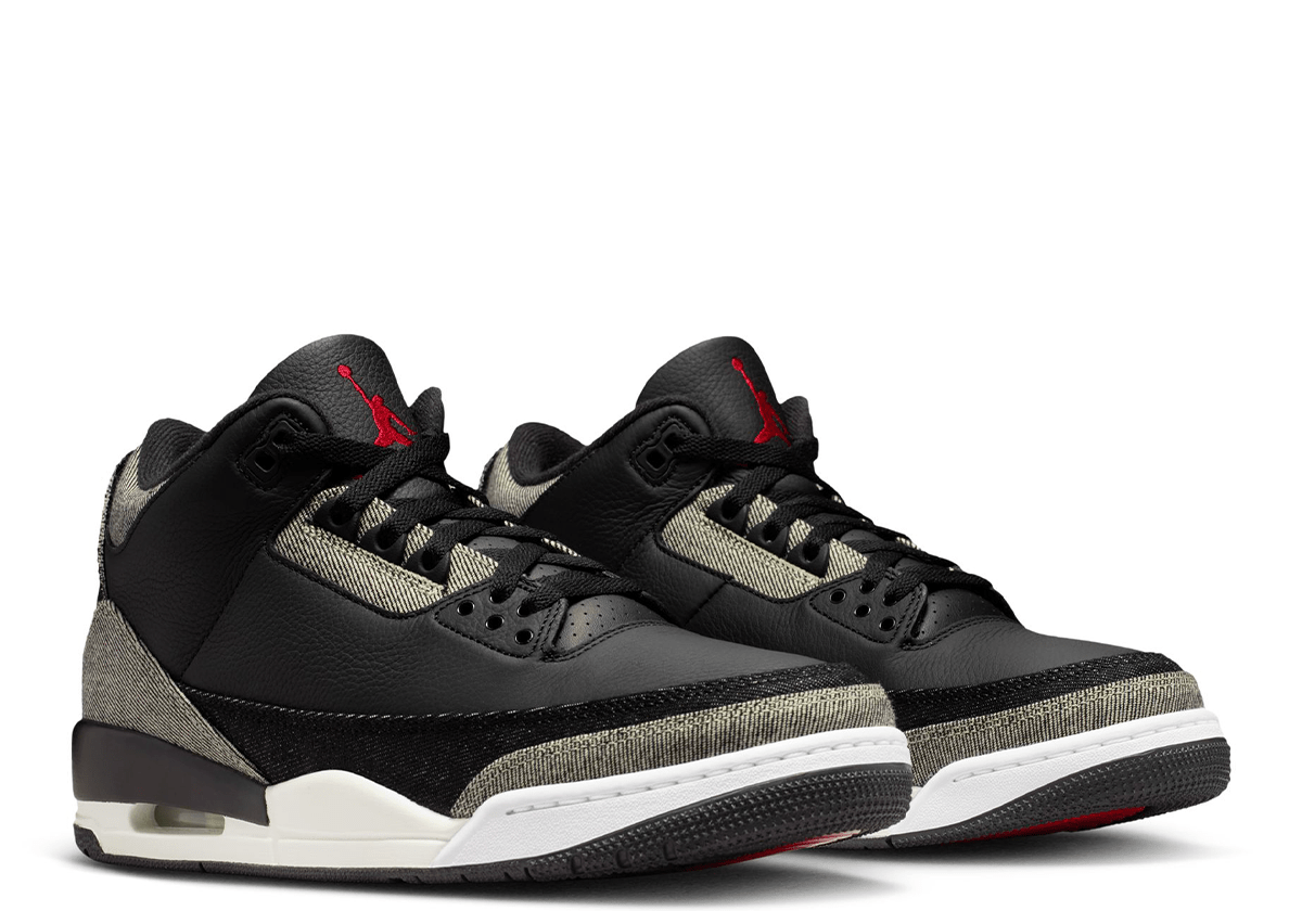 Air Jordan 3 x Levi's 'Black and White' - LIKELIHOOD