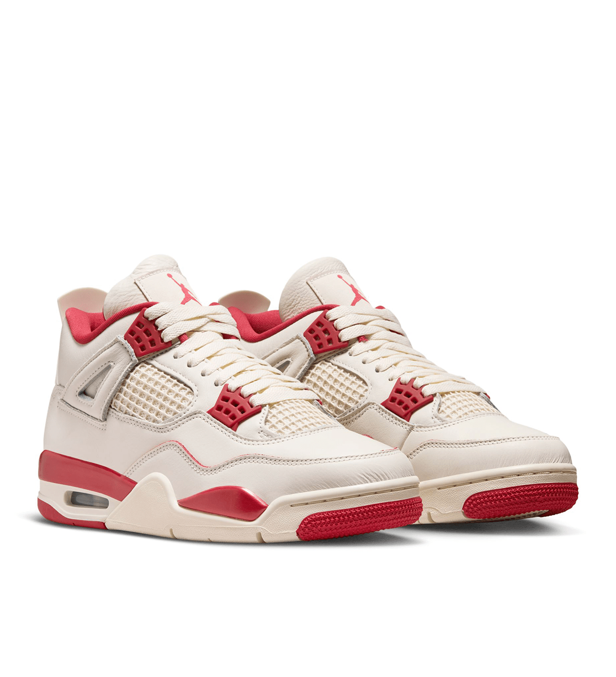 Air Jordan 4 Retro 'Pale Ivory and Tough Red' (Women's) - LIKELIHOOD