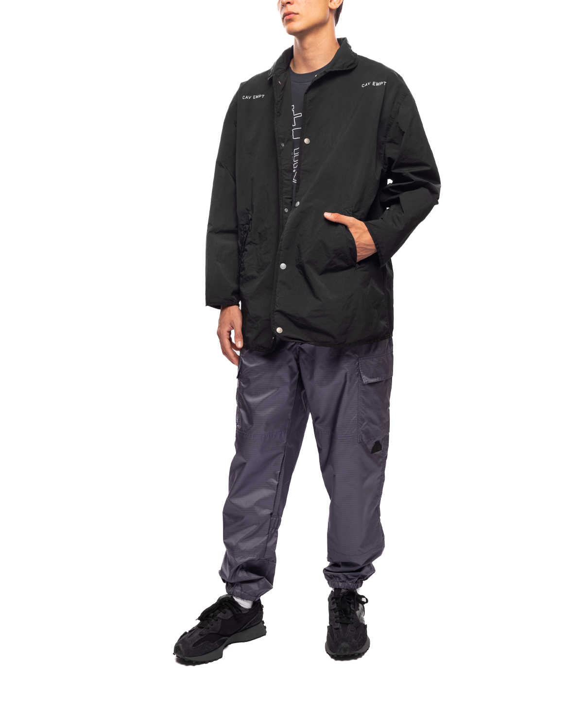 Cav Empt Overdye Aligning Jacket Black – LIKELIHOOD｜レインコート