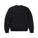 All Over Tag Knit Sweater Black - LIKELIHOOD