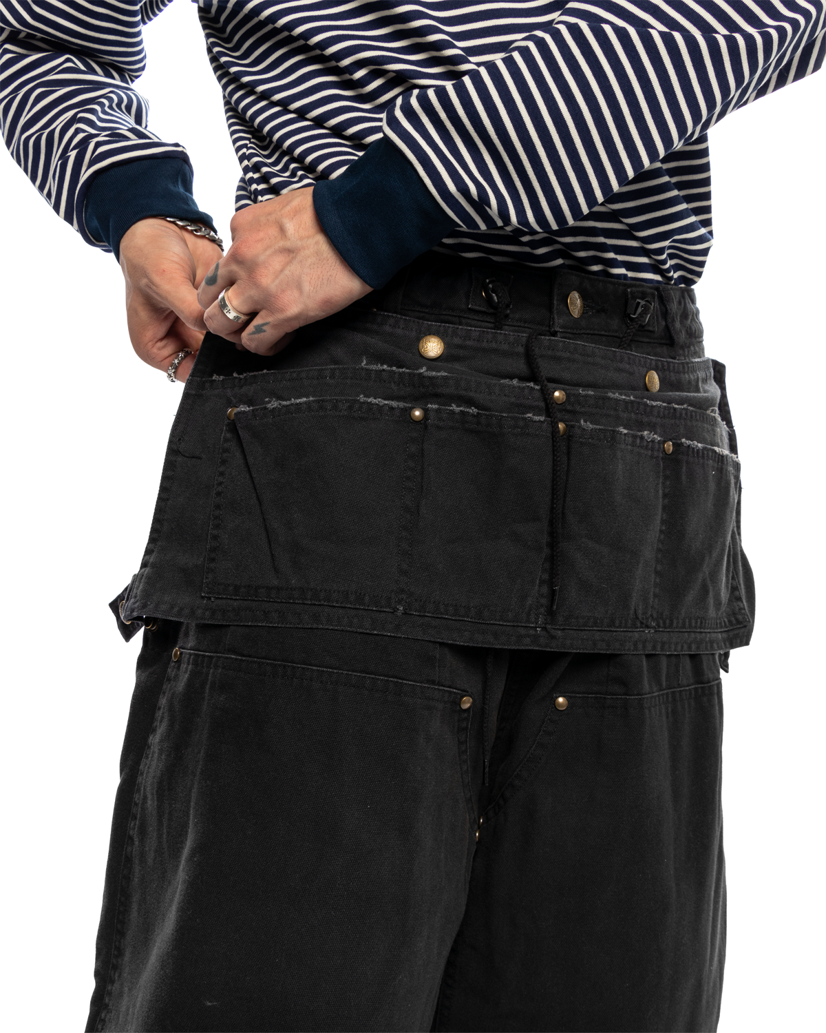 H.D. Pant - Apron / 11oz Cotton Oxford Black