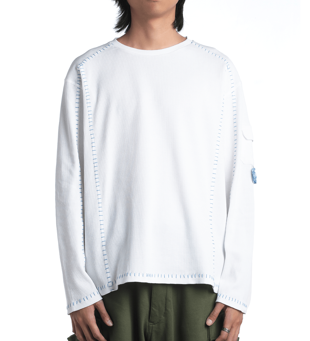 Artisan Map Long Sleeve Tee White - LIKELIHOOD