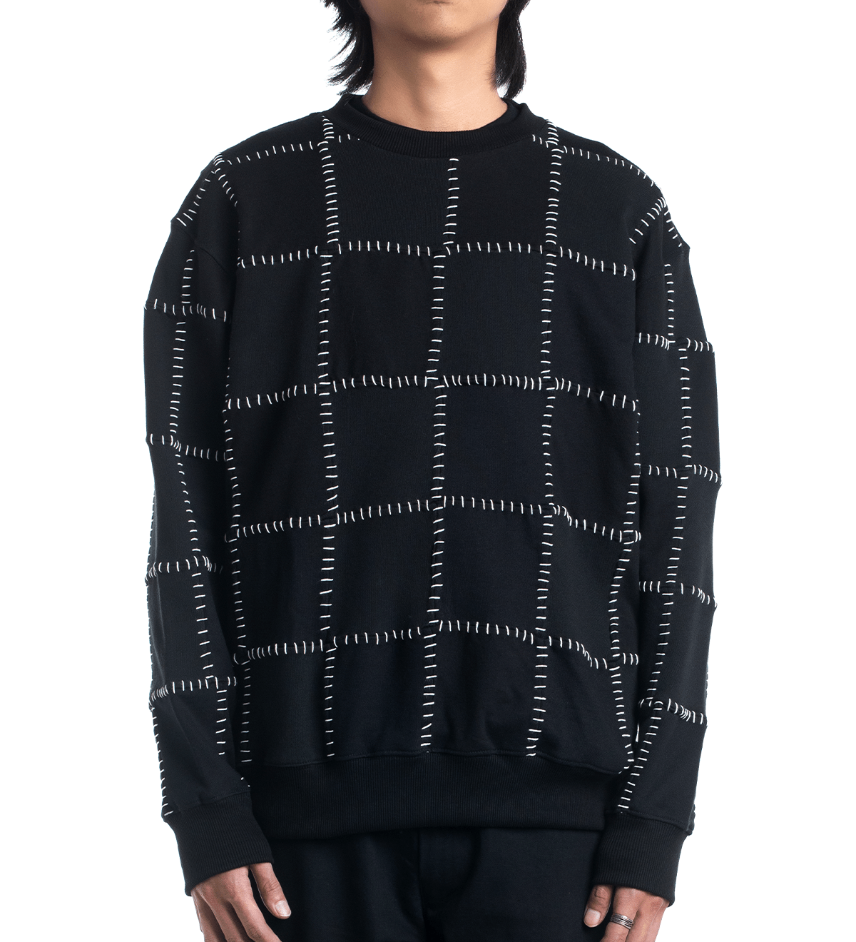Artisan Patch Sweatshirt Black - LIKELIHOOD