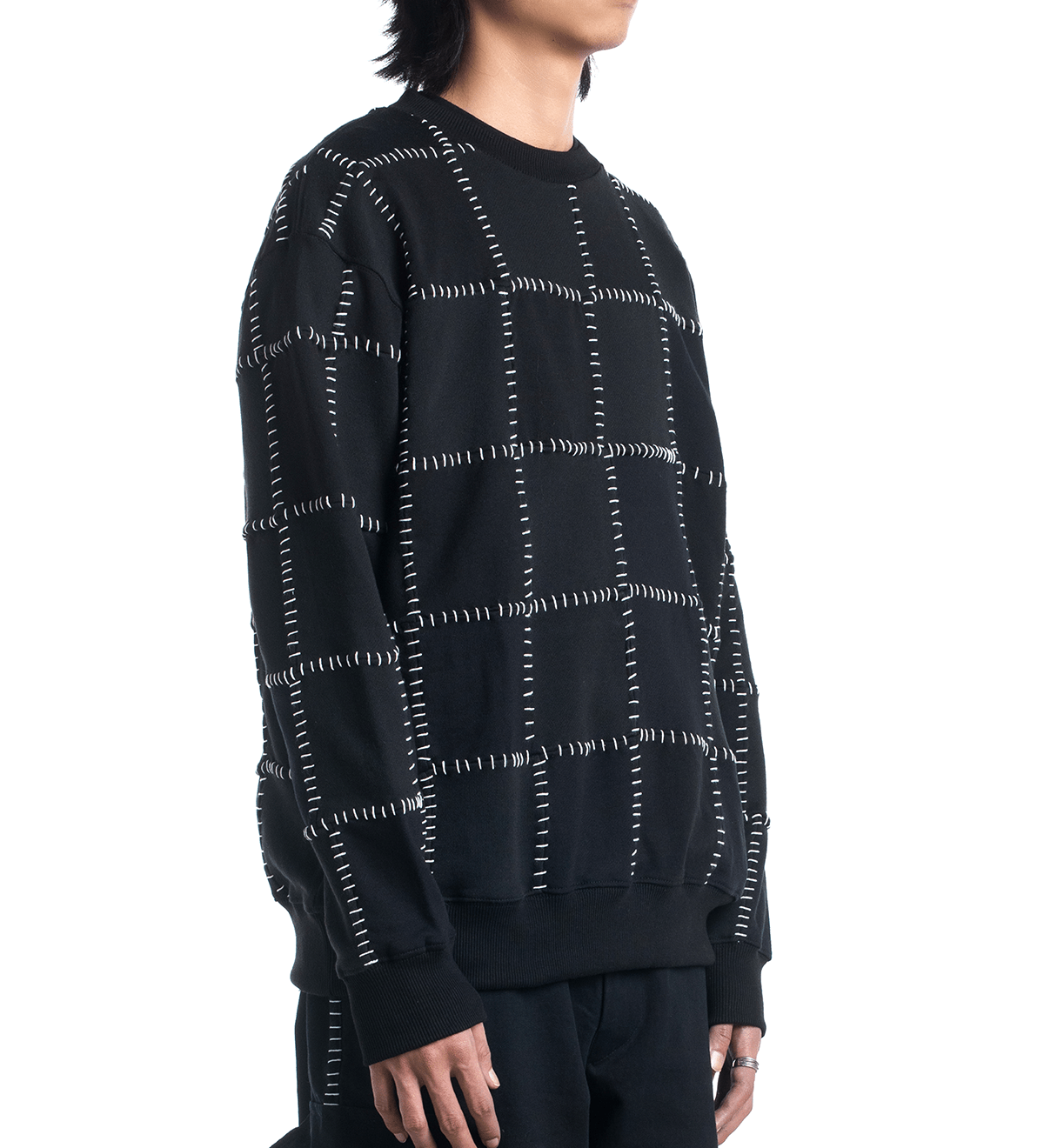 Artisan Patch Sweatshirt Black - LIKELIHOOD