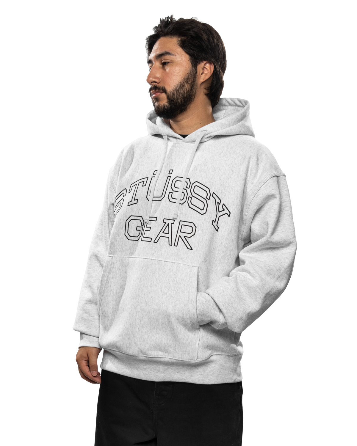 Stussy Gear Hoodie 'Ash Heather' – LIKELIHOOD