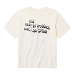 Away Go Trouble T-Shirt Bone - LIKELIHOOD