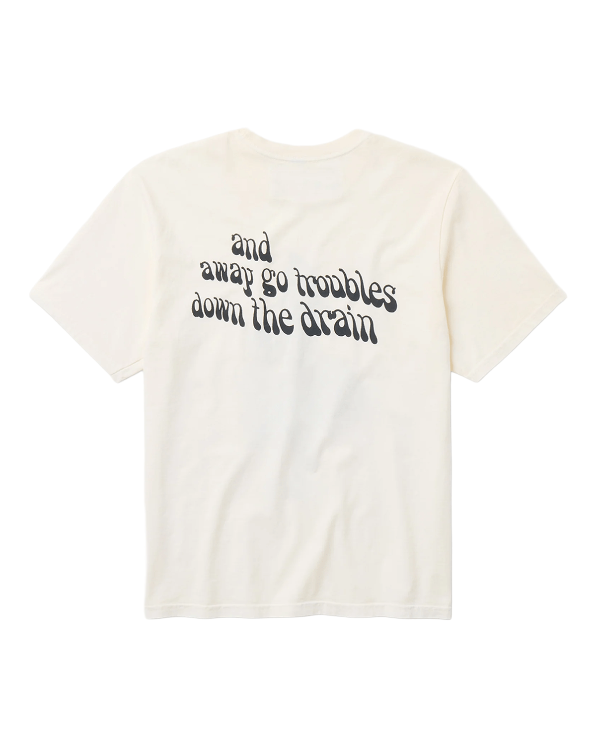 Away Go Trouble T-Shirt Bone - LIKELIHOOD