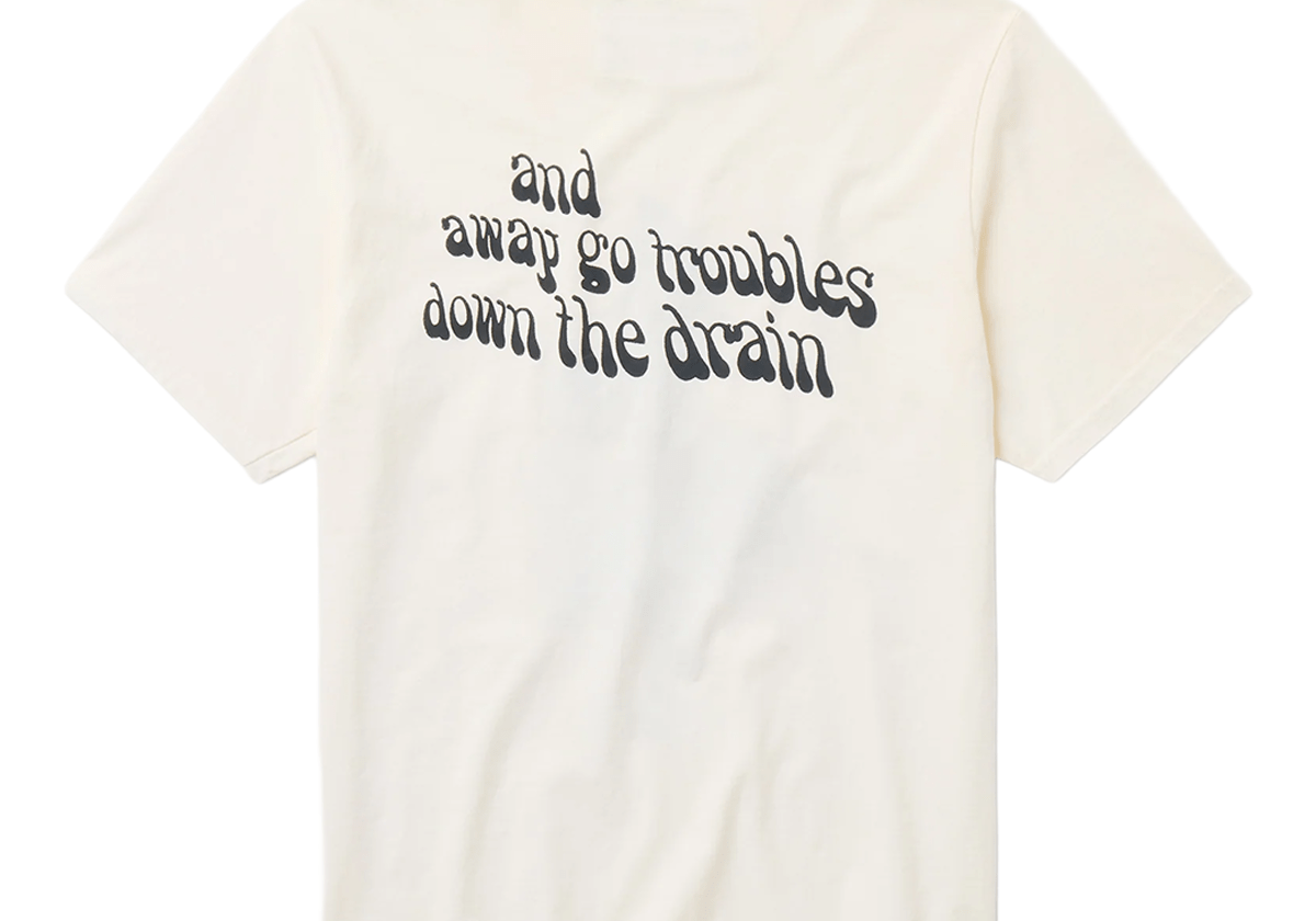 Away Go Trouble T-Shirt Bone - LIKELIHOOD