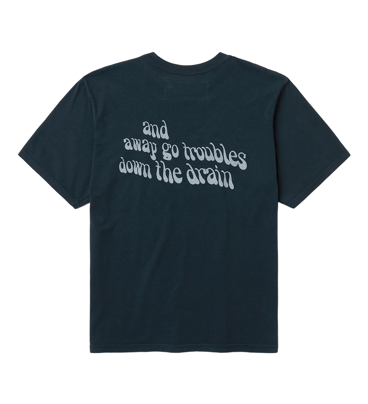 Away Go Trouble T-Shirt Washed Black - LIKELIHOOD