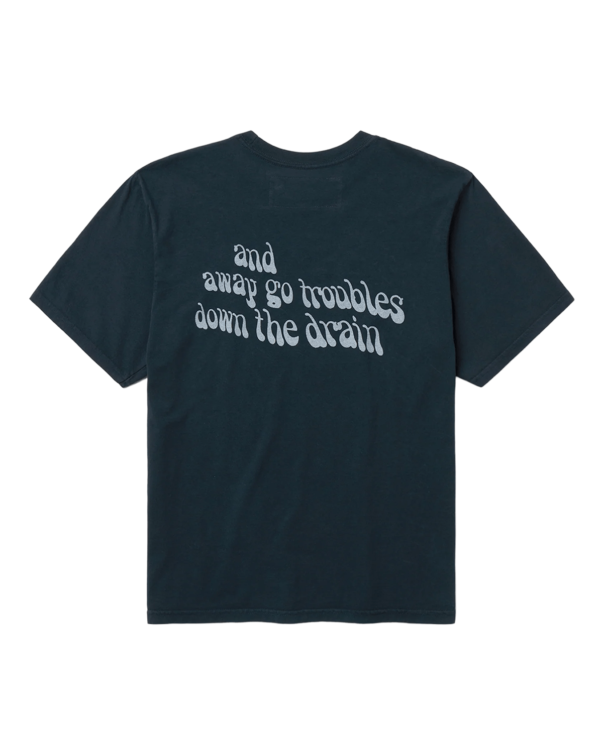 Away Go Trouble T-Shirt Washed Black - LIKELIHOOD
