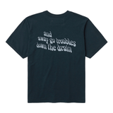 Away Go Trouble T-Shirt Washed Black - LIKELIHOOD
