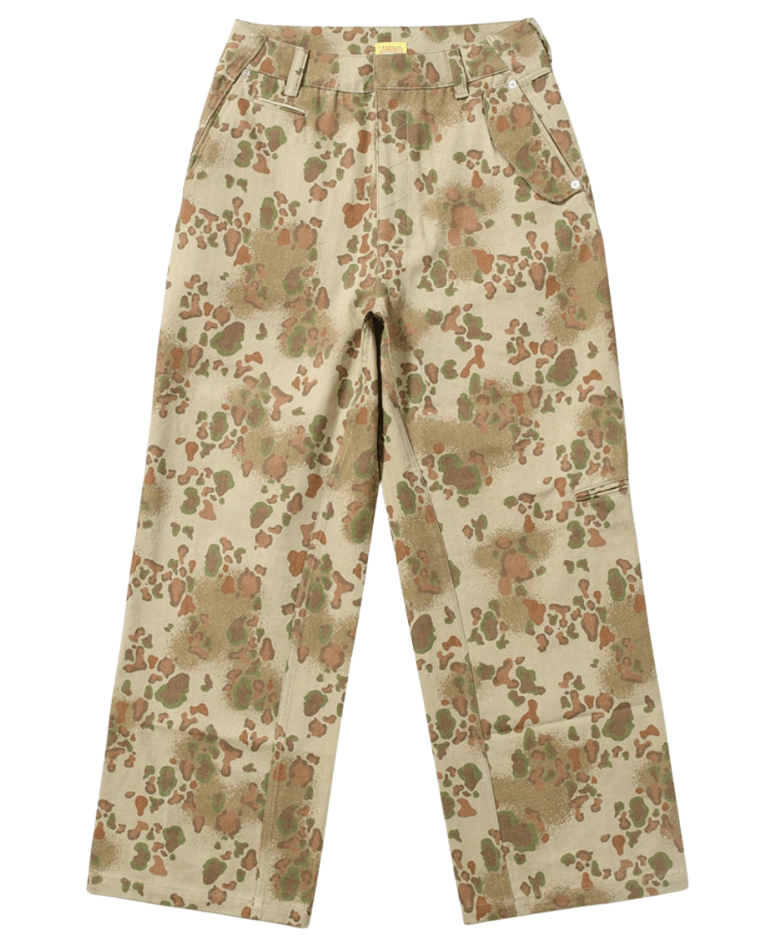 Baggy Chino Pants Olive Camo - LIKELIHOOD