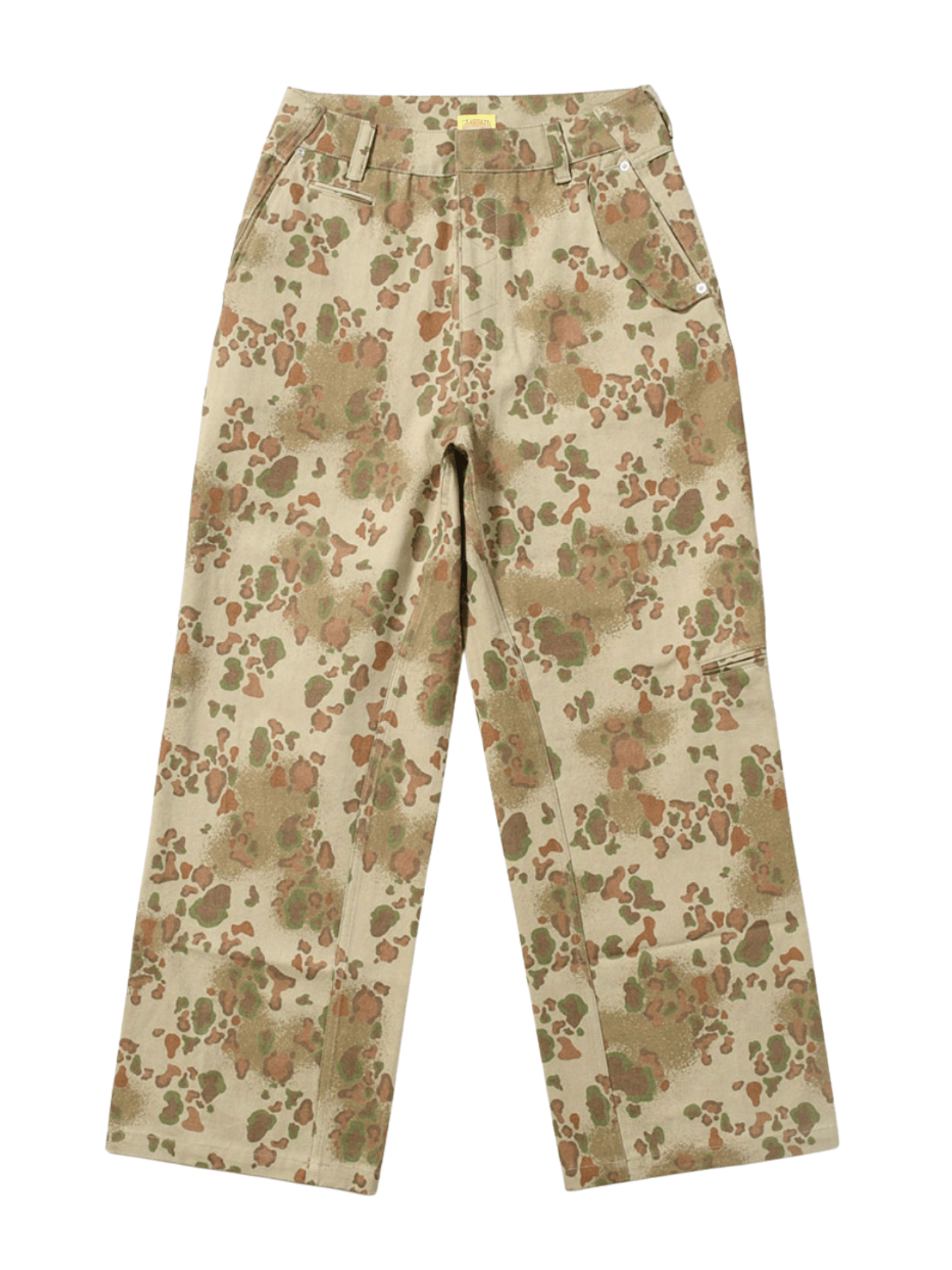 Baggy Chino Pants Olive Camo - LIKELIHOOD