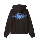 Basic Diamond Zip Hoodie Black - LIKELIHOOD