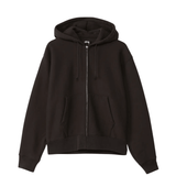 Basic Diamond Zip Hoodie Black - LIKELIHOOD