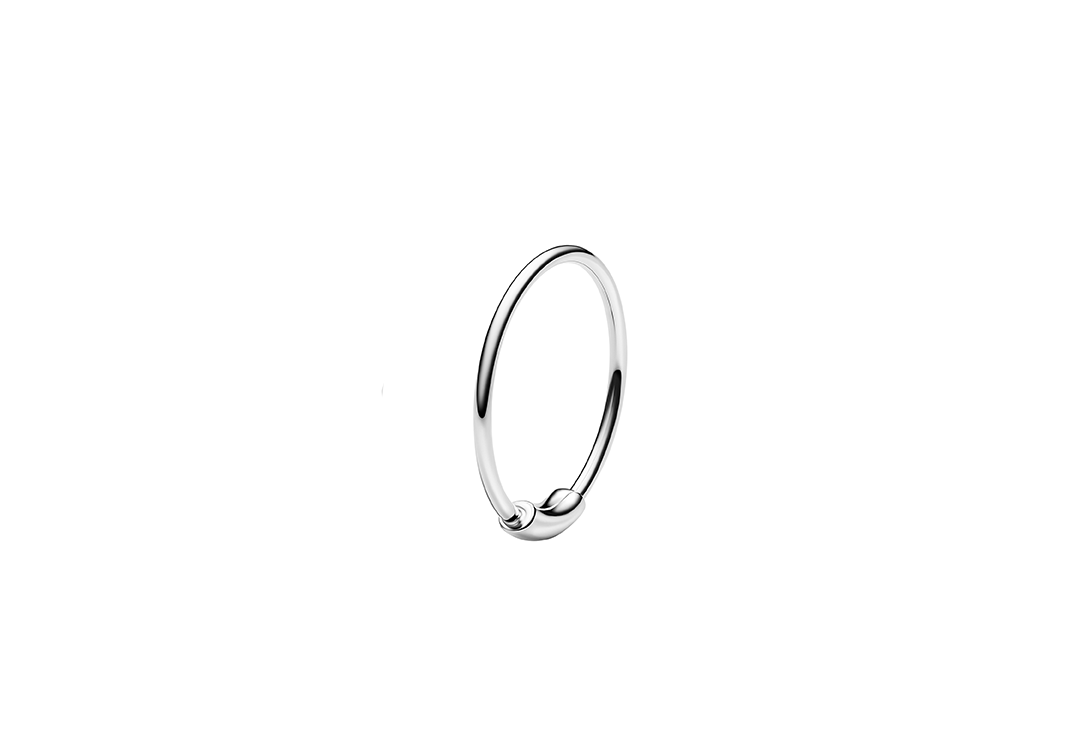 Basic Hoop Silver 12mm - LIKELIHOOD