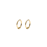 Basic Hoops Gold 8mm - LIKELIHOOD