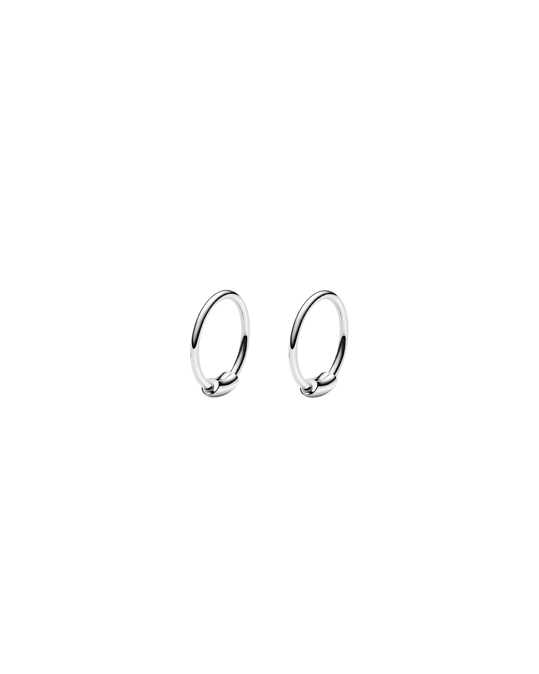 Basic Hoops Silver 8mm - LIKELIHOOD