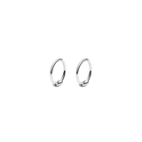 Basic Hoops Silver 8mm - LIKELIHOOD