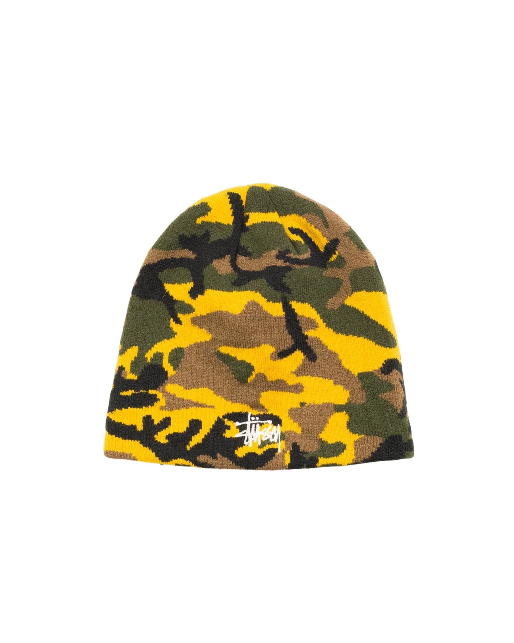 Basic Jacquard Skullcap Yellow Camo - LIKELIHOOD
