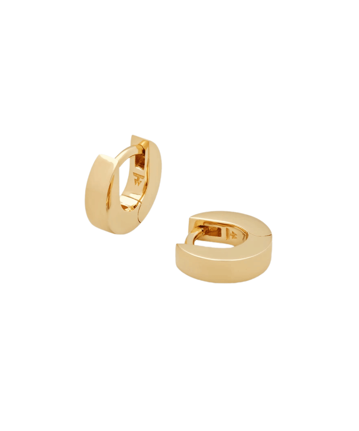 Beck Huggies Earrings Gold - LIKELIHOOD