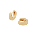 Beck Huggies Earrings Gold - LIKELIHOOD