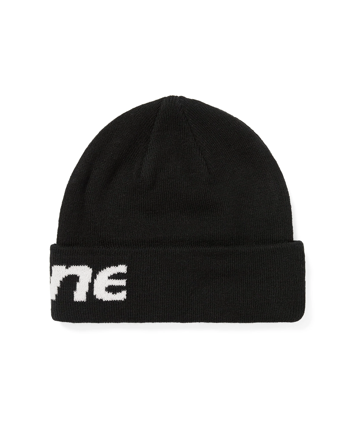 HSP-Logo Big Cuff Beanie Black