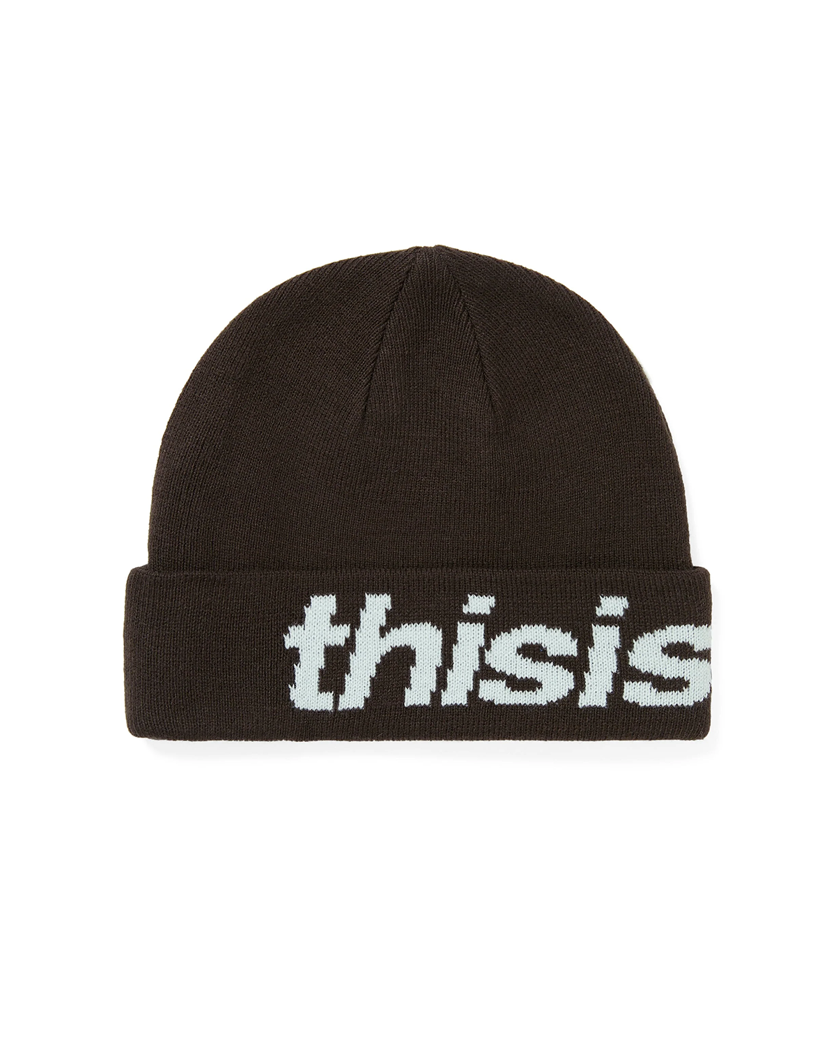 HSP-Logo Big Cuff Beanie Mocha