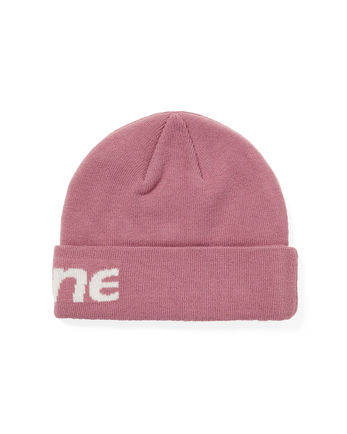 HSP-Logo Big Cuff Beanie Dusty Pink