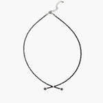 Black Spinel Cross Necklace - LIKELIHOOD