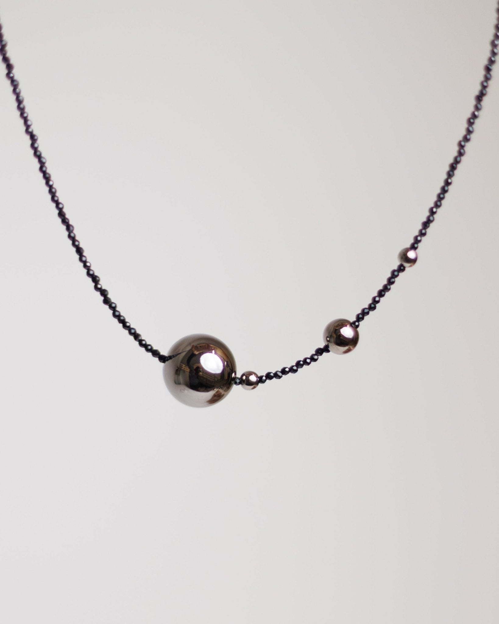 Blackhole Spinel Large Necklace - LIKELIHOOD