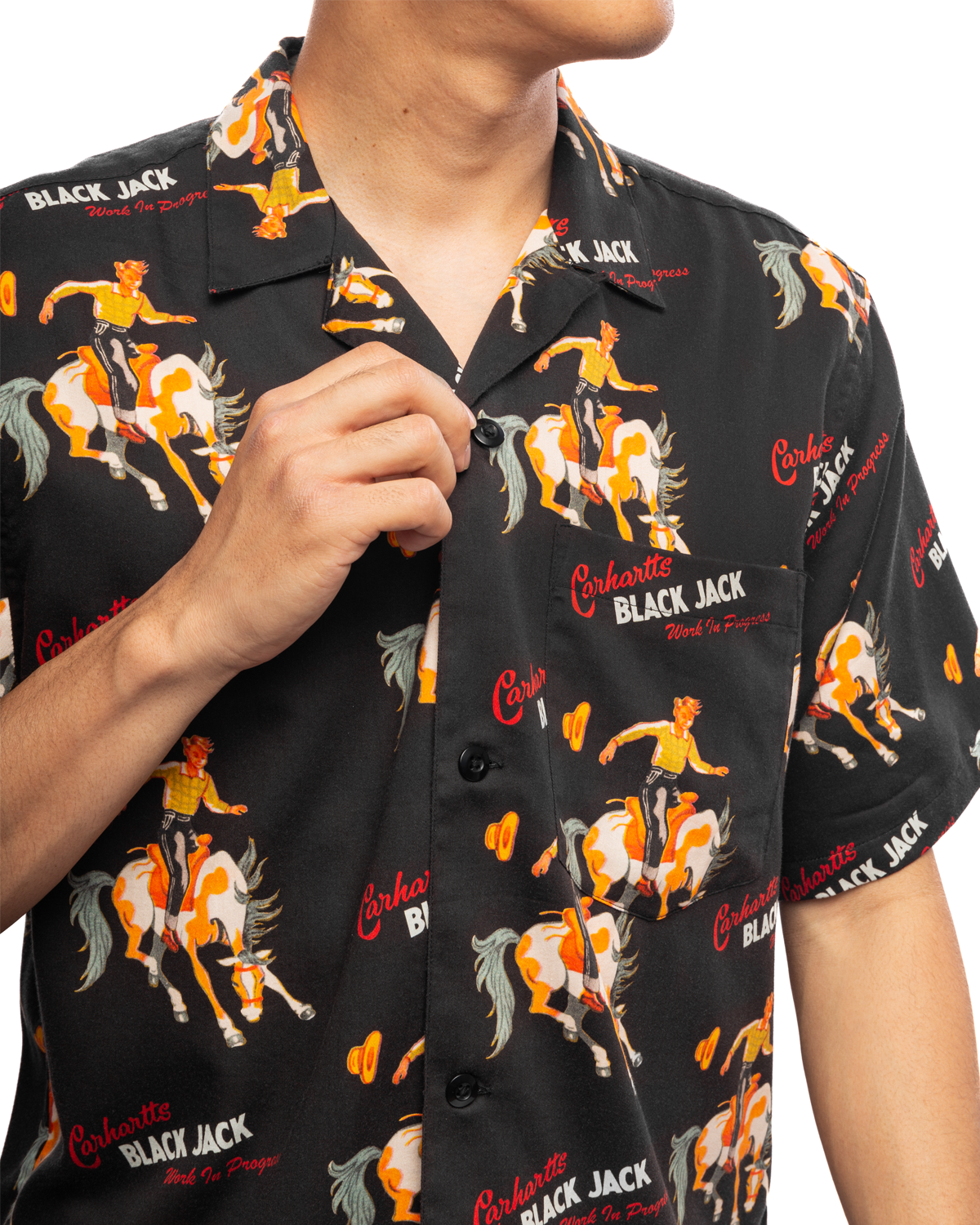 S/S Black Jack Shirt BLACK JACK, BLACK