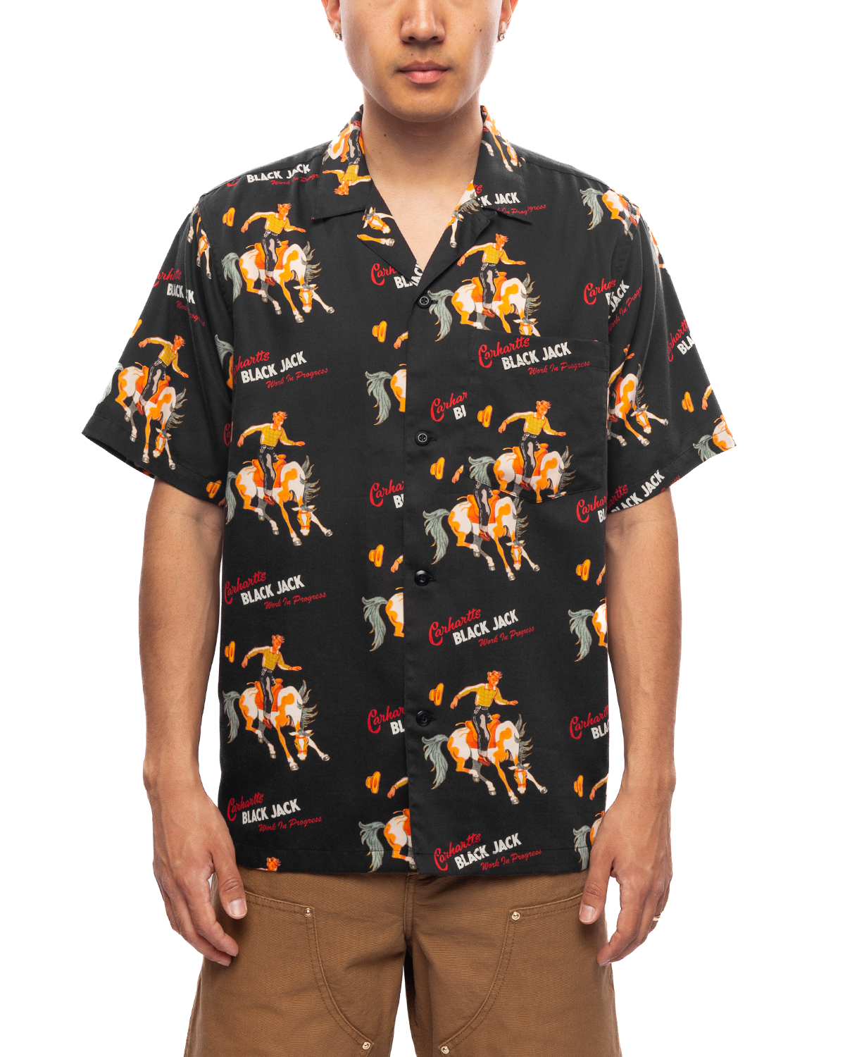 S/S Black Jack Shirt BLACK JACK, BLACK
