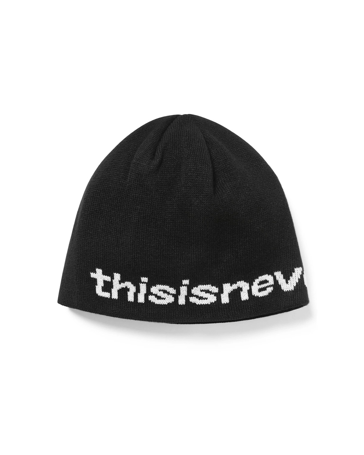 SP-No Cuff Beanie Black