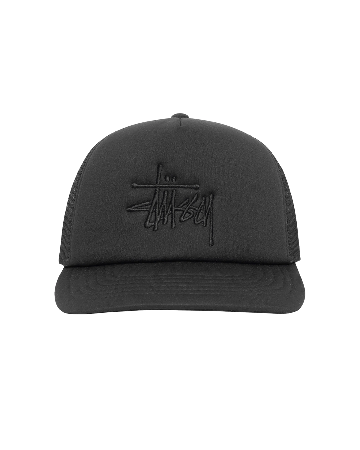 Big Basic Trucker Cap Shadow Black