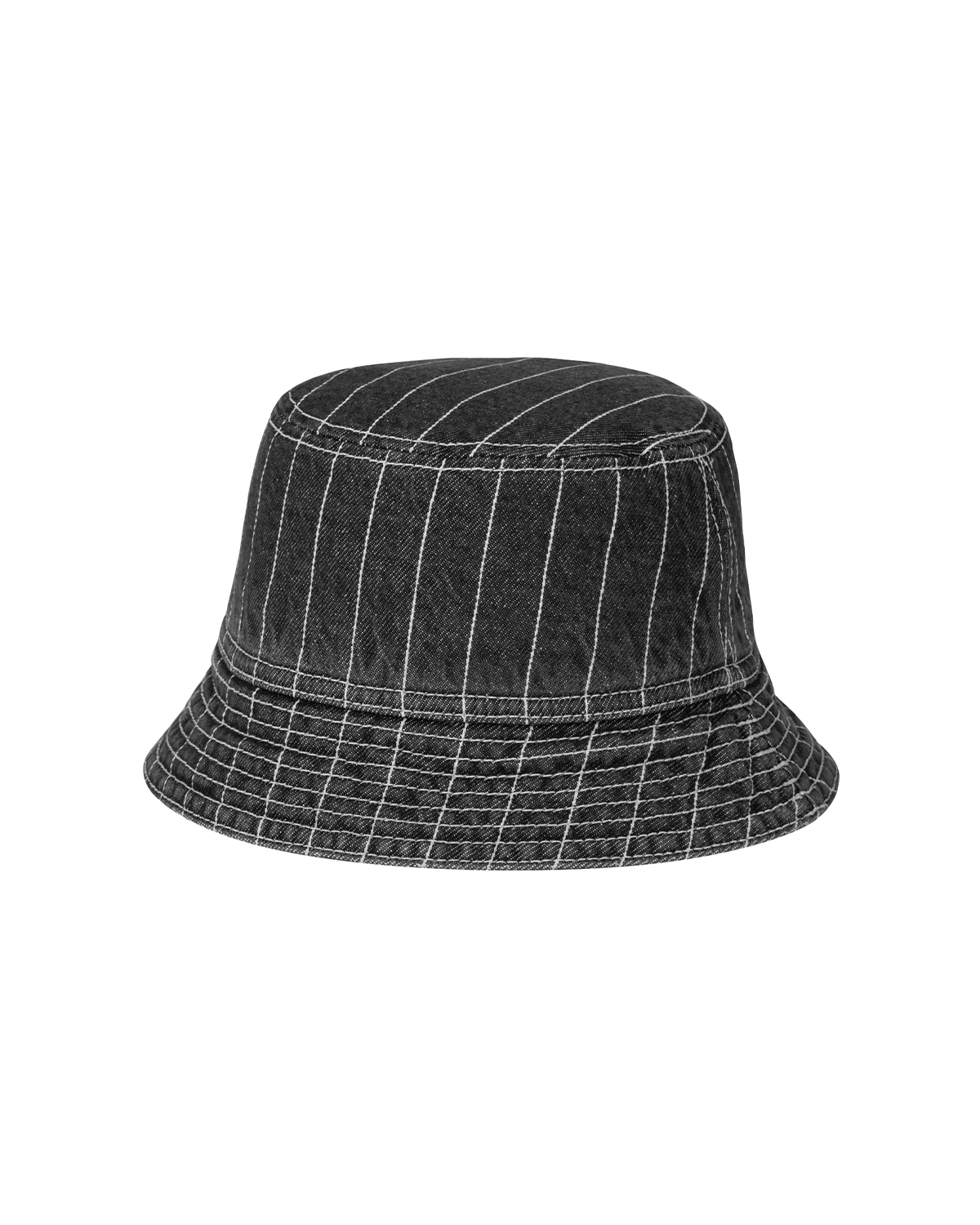 Orlean Bucket Hat Orlean Stripe Black/White (Stone Washed)