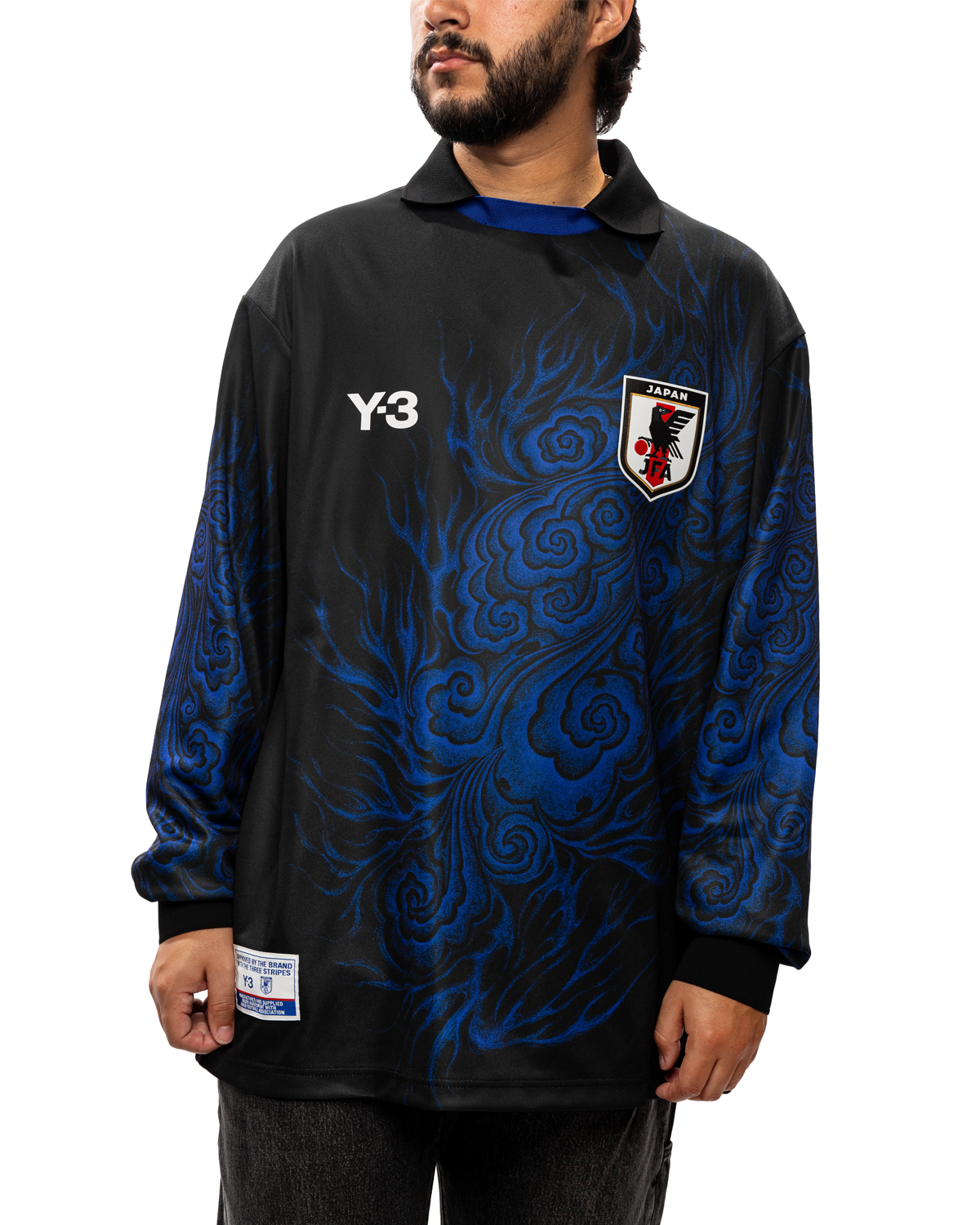 JFA Long Sleeve Tee 'Black Bold Blue'