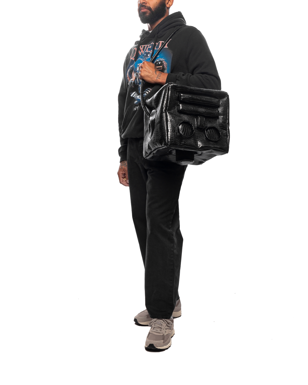 Robot Bag Head Large Black