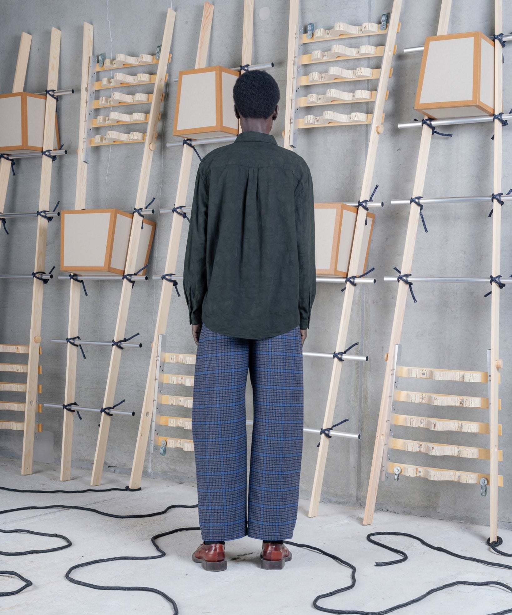Block Shirt Bottle Green - LIKELIHOOD