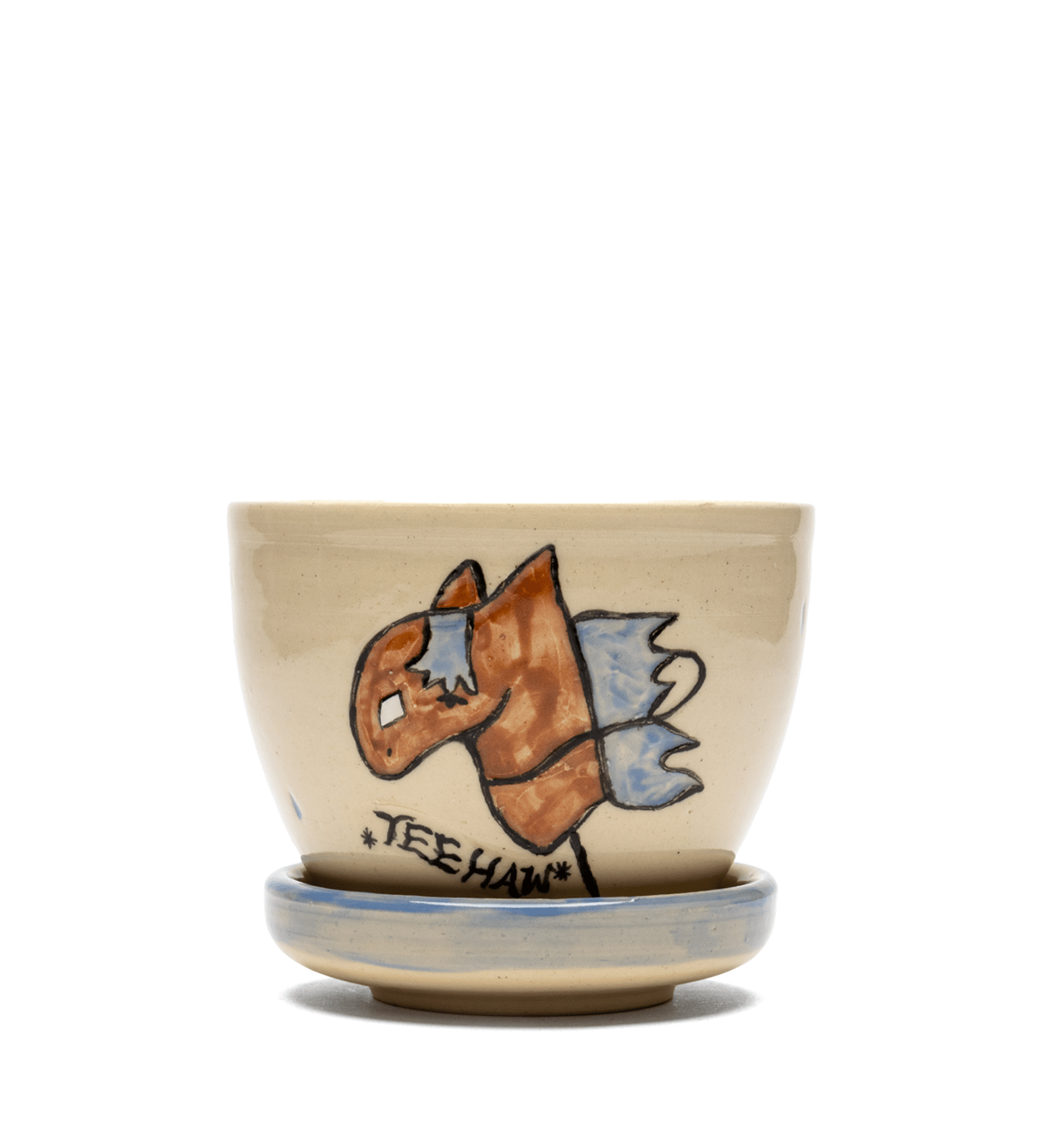 Blue Pony Planter - LIKELIHOOD