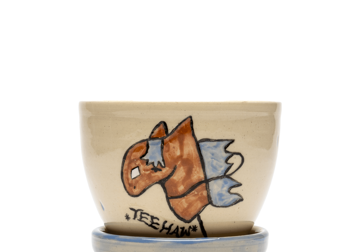 Blue Pony Planter - LIKELIHOOD