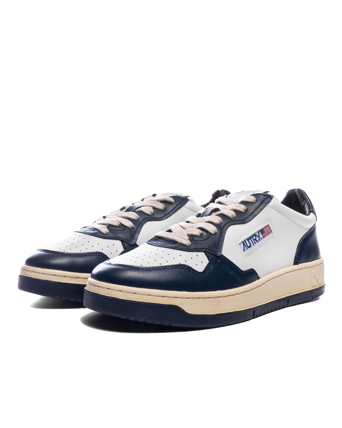 Medalist Low Leather/Leather White/Blue