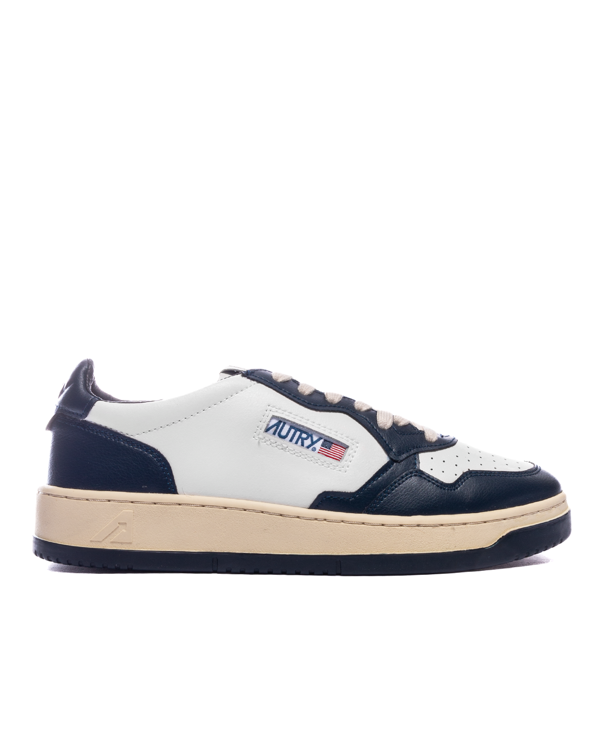 Medalist Low Leather/Leather White/Blue