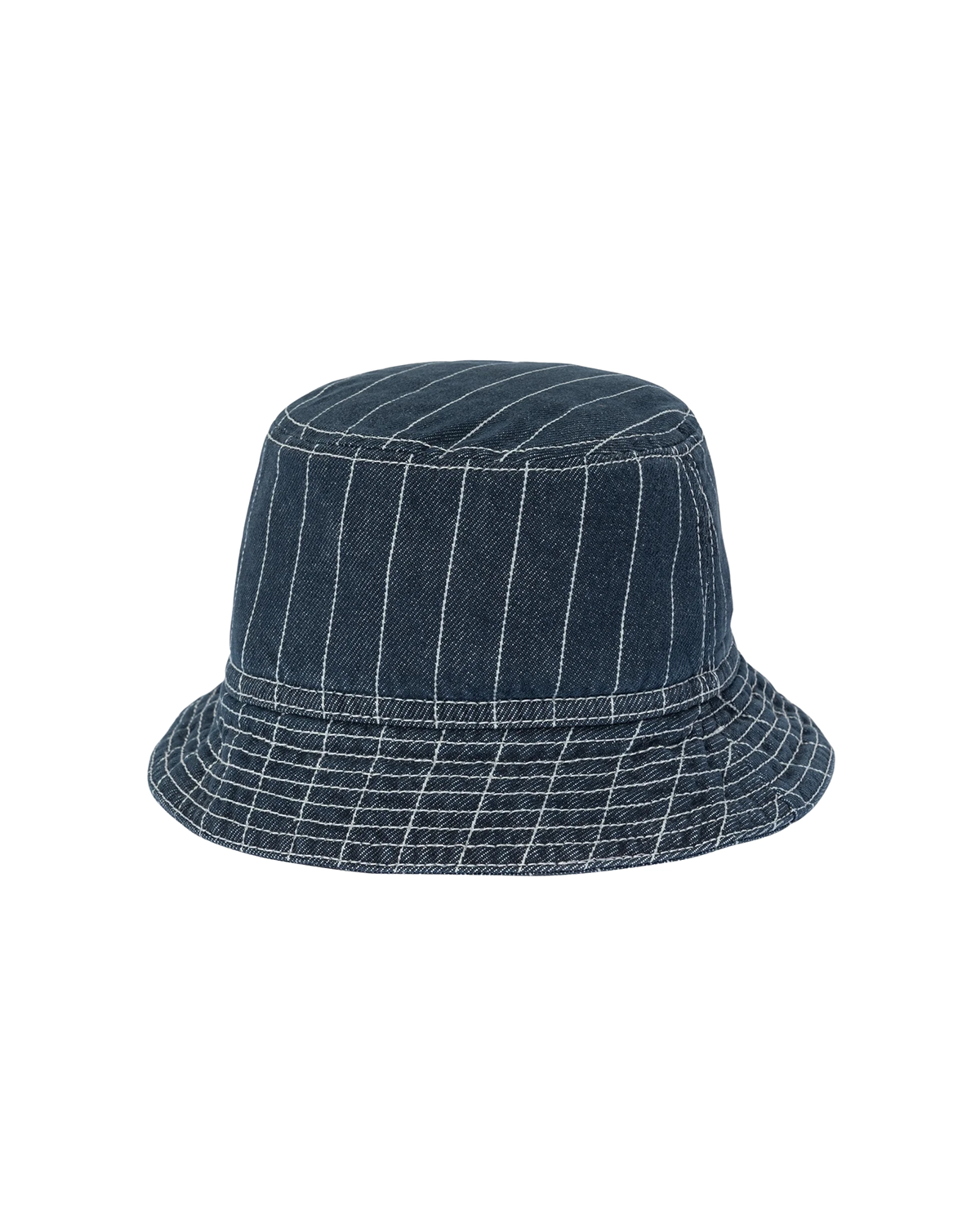 Orlean Bucket Hat Orlean Stripe Blue/White (Stone Washed)