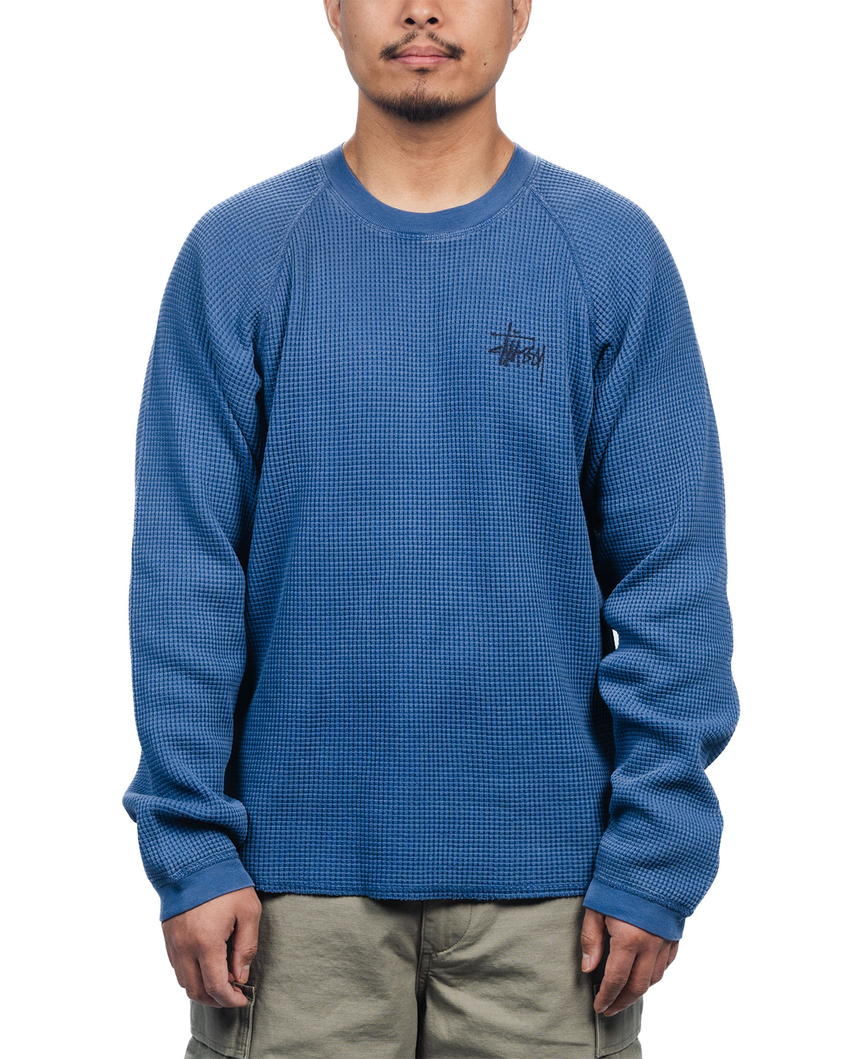 Raglan Thermal Basic Stock Blue