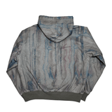 Blurred Hooded Jacket Olive - LIKELIHOOD