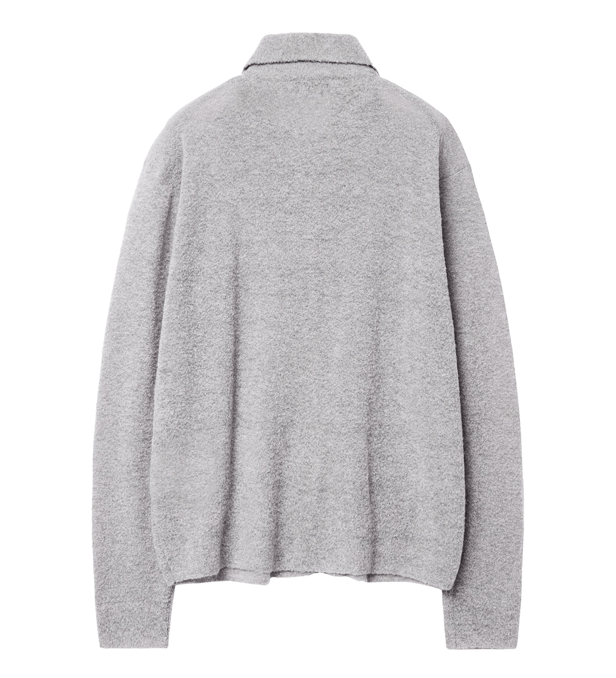 Boucle Zip Shirt (Archive) Light Grey - LIKELIHOOD