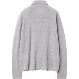 Boucle Zip Shirt (Archive) Light Grey - LIKELIHOOD