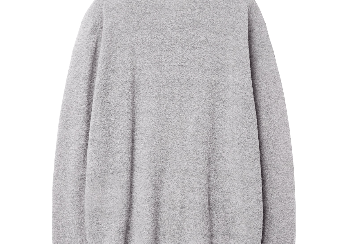 Boucle Zip Shirt (Archive) Light Grey - LIKELIHOOD