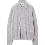 Boucle Zip Shirt (Archive) Light Grey - LIKELIHOOD